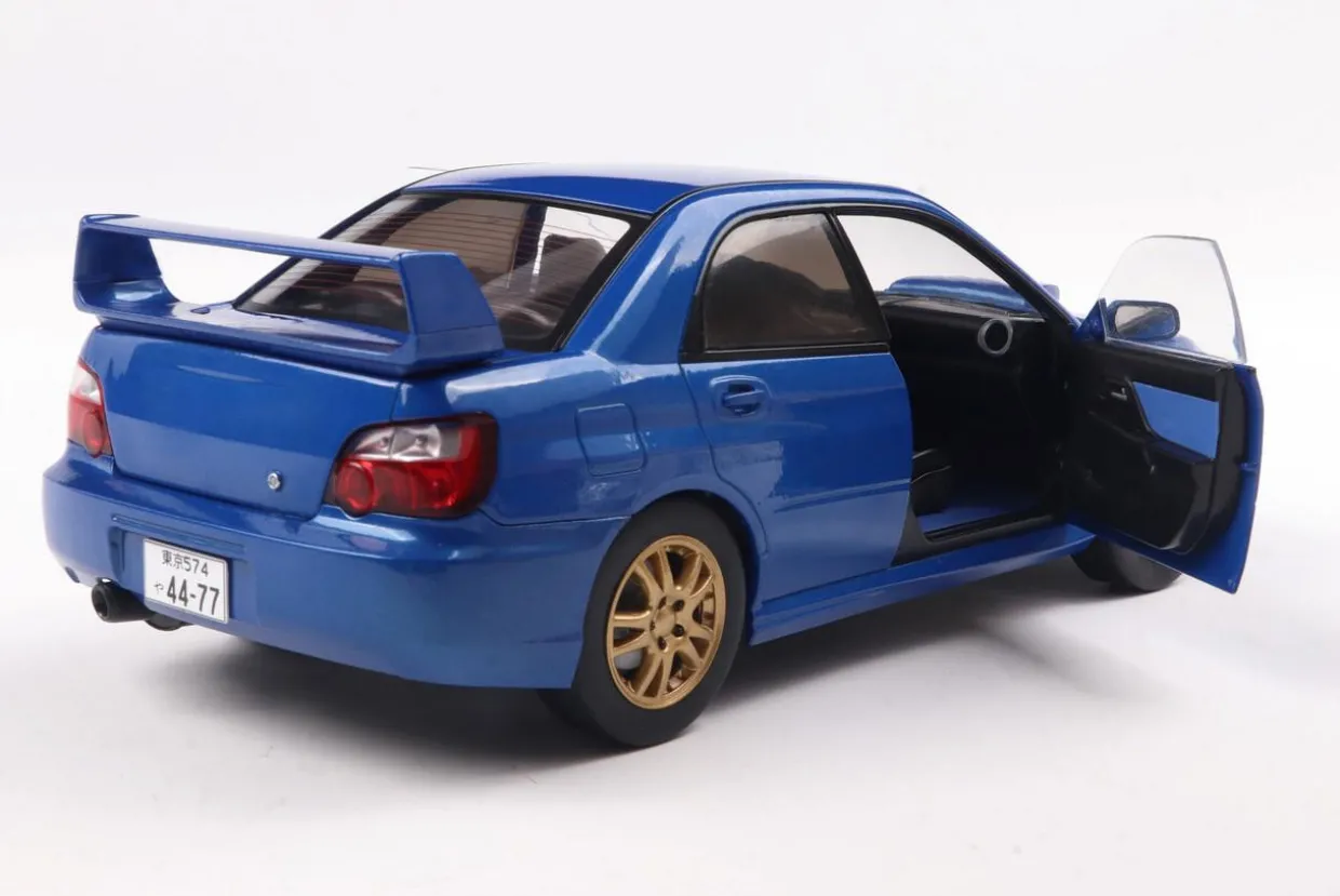 Solido 1/18 Subaru Impreza WRX STI Sonic Blue 2003