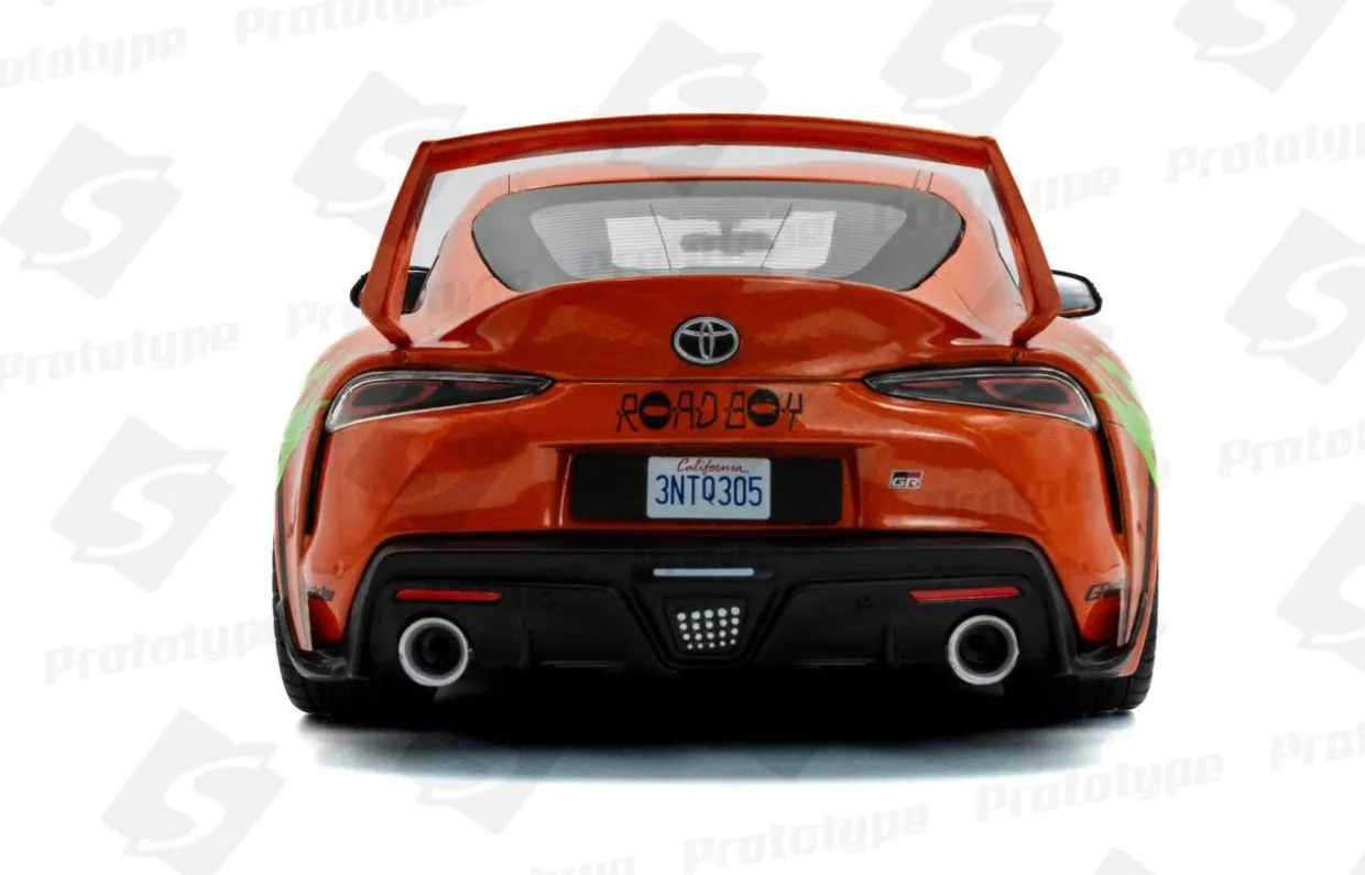 Solido 1/18 Toyota Gr Supra Tribute Orange 2024 Diecast Model