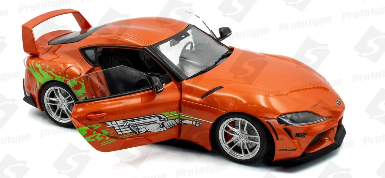 Solido 1/18 Toyota Gr Supra Tribute Orange 2024 Diecast Model