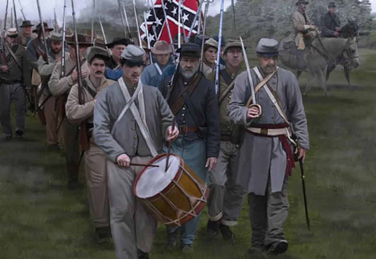 Strelets 1/72 American Civil War Confederate March on Gettysburg