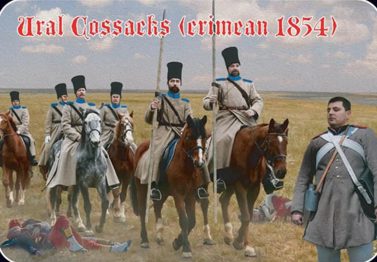 Strelets 1/72 Crimean Ural Cossacks 1854