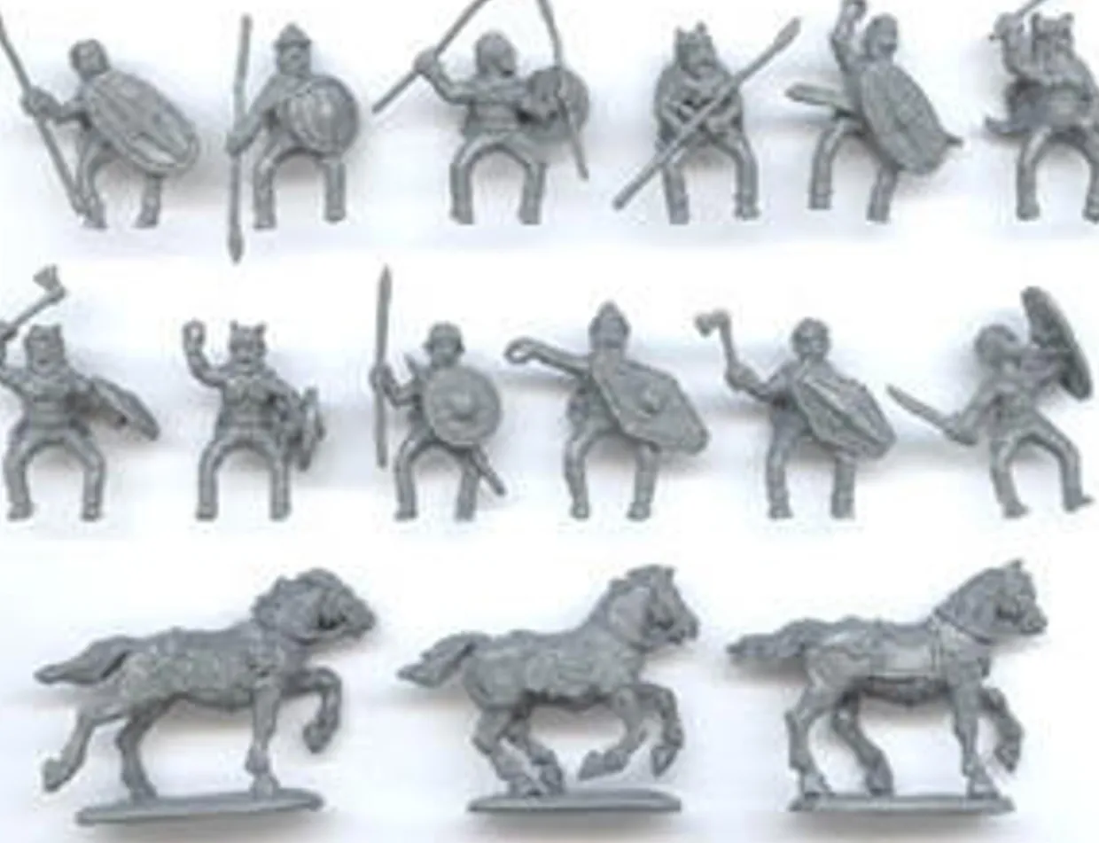 Strelets 1/72 Germanic Horsemen