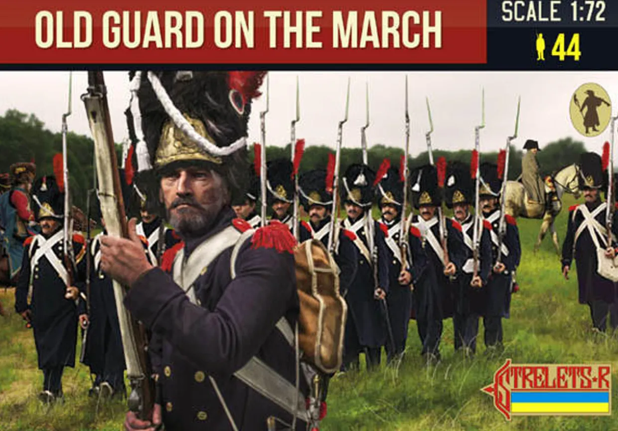 Strelets 1/72 Napoleonic French Old Guard On The March