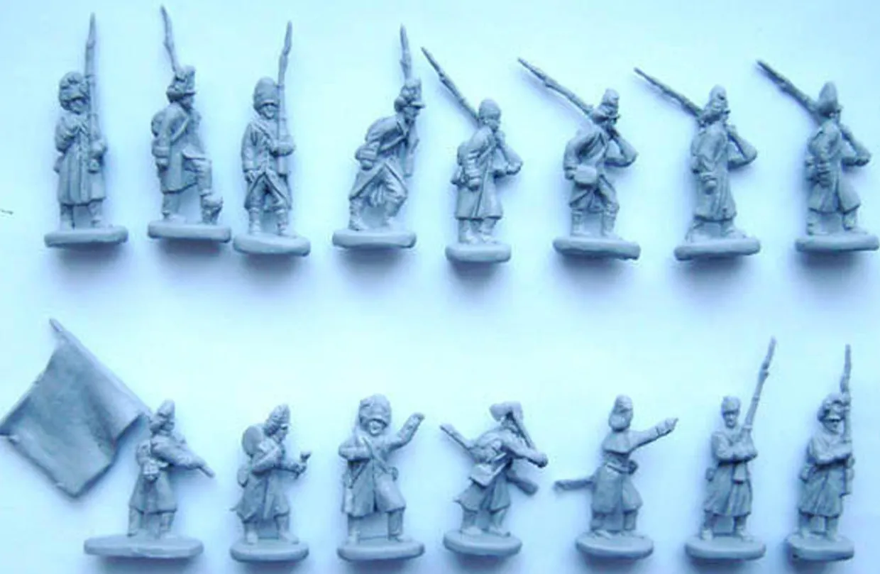 Strelets 1/72 Napoleonic Austrian Grenadiers On The March Winter