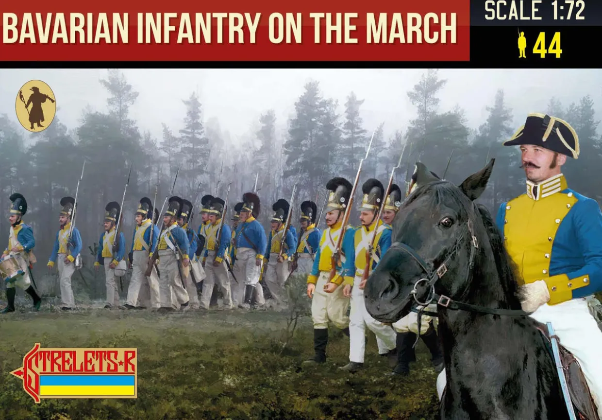 Strelets 1/72 Napoleonic Bavarian Infantry on the March