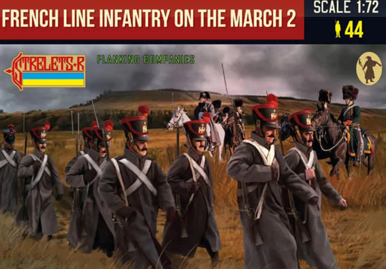 Strelets 1/72 Napoleonic French Line Infantry on the March 2