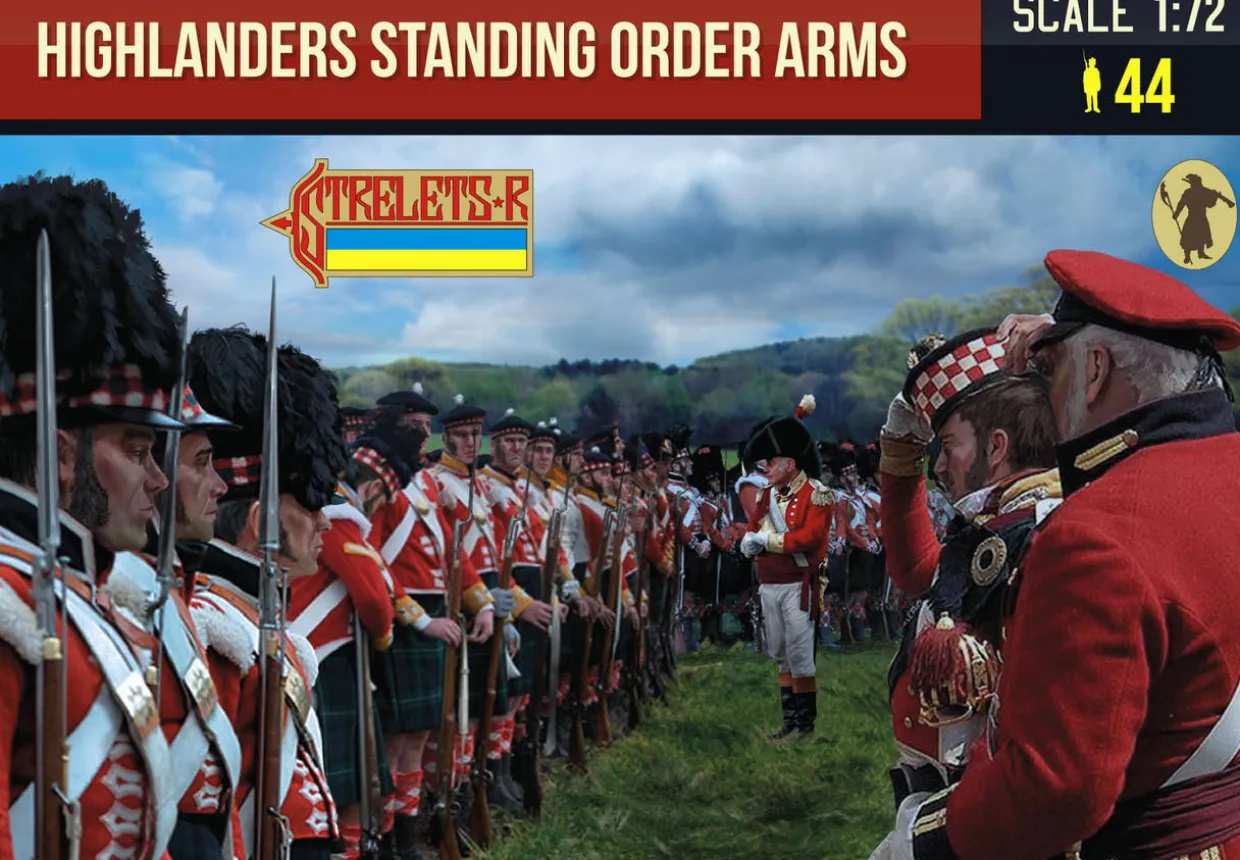 Strelets 1/72 Napoleonic Highlanders Standing Order Arms