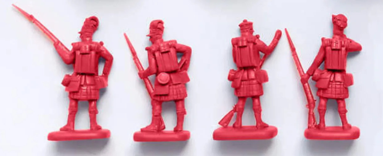 Strelets 1/72 Napoleonic Highlanders Firing Line