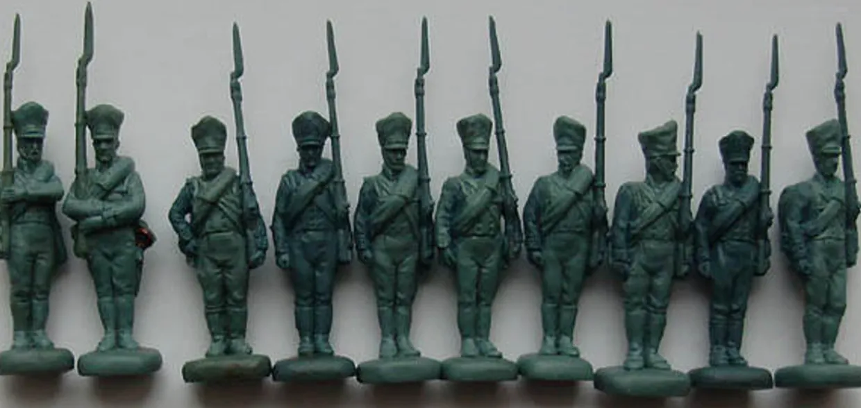 Strelets 1/72 Napoleonic Prussian Infantry Shoulder Arms