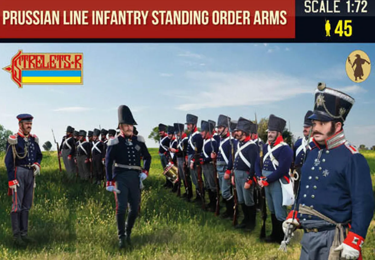 Strelets 1/72 Napoleonic Prussian Line Infantry Standing Order Arms