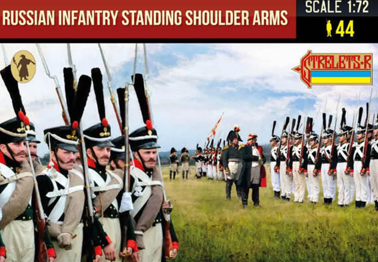 Strelets 1/72 Napoleonic Russian Infantry Standing Shoulder Arms