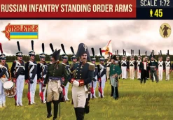 Strelets 1/72 Napoleonic Russian Infantry Standing Order Arms