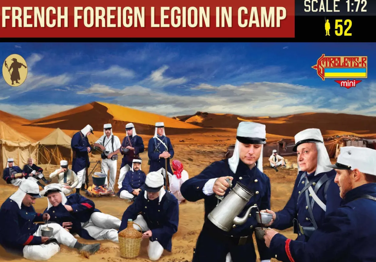 Strelets 1/72 Rif War French Foreign Legion in Camp