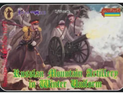Strelets 1/72 Russo-Turkish War Russian Mountain Artillery in Winter Dress