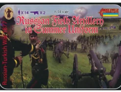 Strelets 1/72 Russo-Turkish War Russian Field Artillery in Summer Uniform