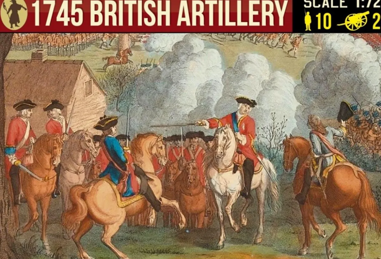 Strelets 1/72 Scottish Wars British Artillery 1745