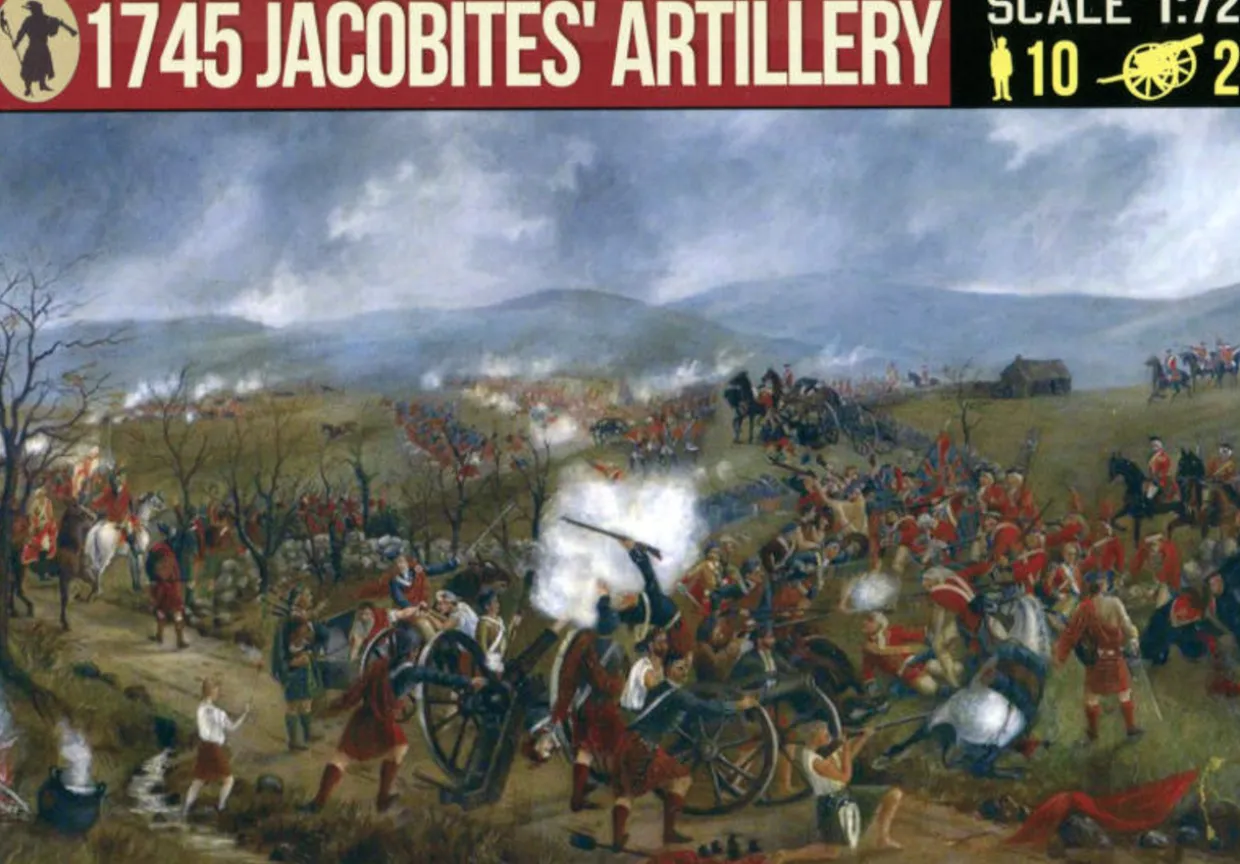 Strelets 1/72 Scottish Wars Scottish Jacobites Artillery 1745