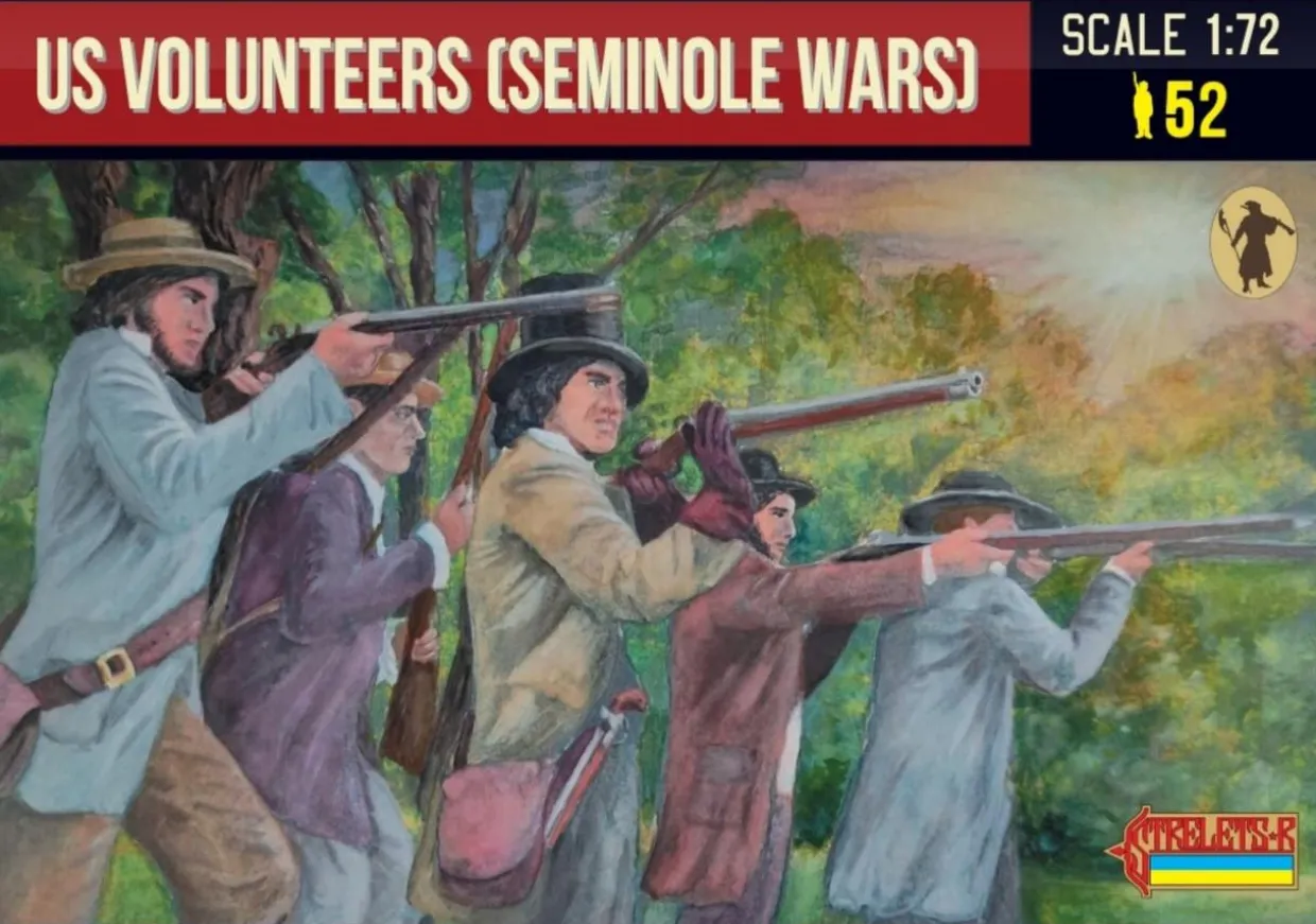 Strelets 1/72 US Volunteers (Seminole Wars)