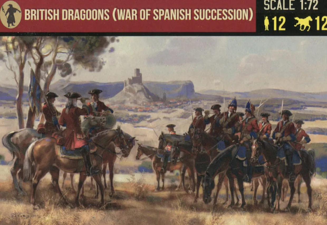 Strelets 1/72 War of Spanish Succession British Dragoons