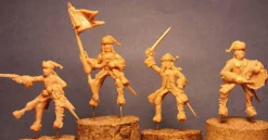 Strelets 1/72 War of Spanish Succession French Dragoons in Attack 1701-1714