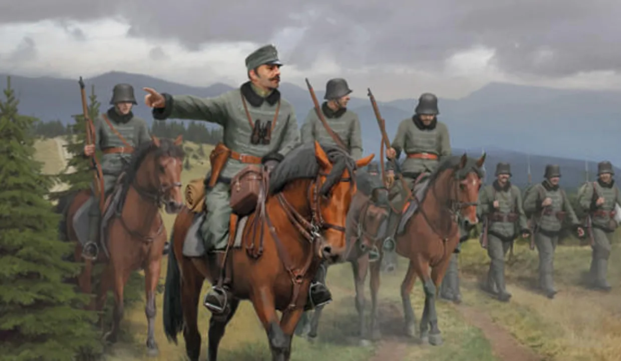 Strelets 1/72 WWI Austro-Hungarian Honved Cavalry