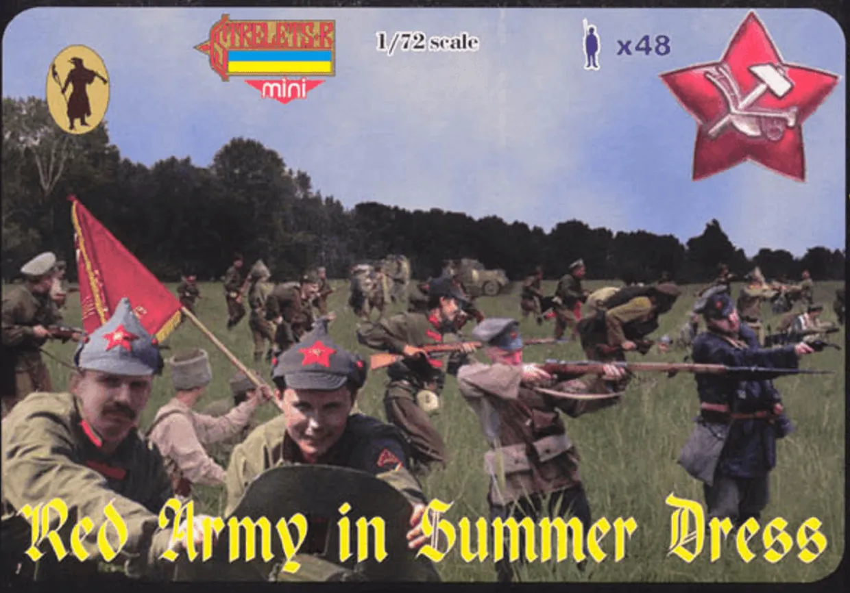 Strelets 1/72 WWI Russian Red Army in Summer Dress
