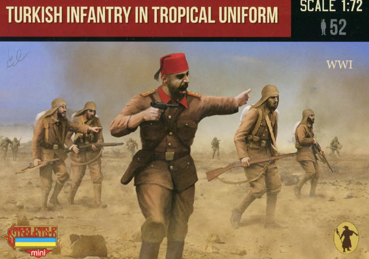 Strelets 1/72 WWI Turkish Infantry in Tropical Uniform
