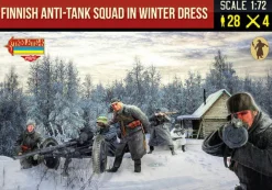 Strelets 1/72 WWII Finnish Anti-Tank Squad in Winter