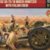 Strelets 1/72 WWII Italian Obice da 75/18 Model 35 Howitzer with Crew