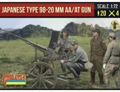 Strelets 1/72 WWII Japanese Type 98 AA 20mm Gun