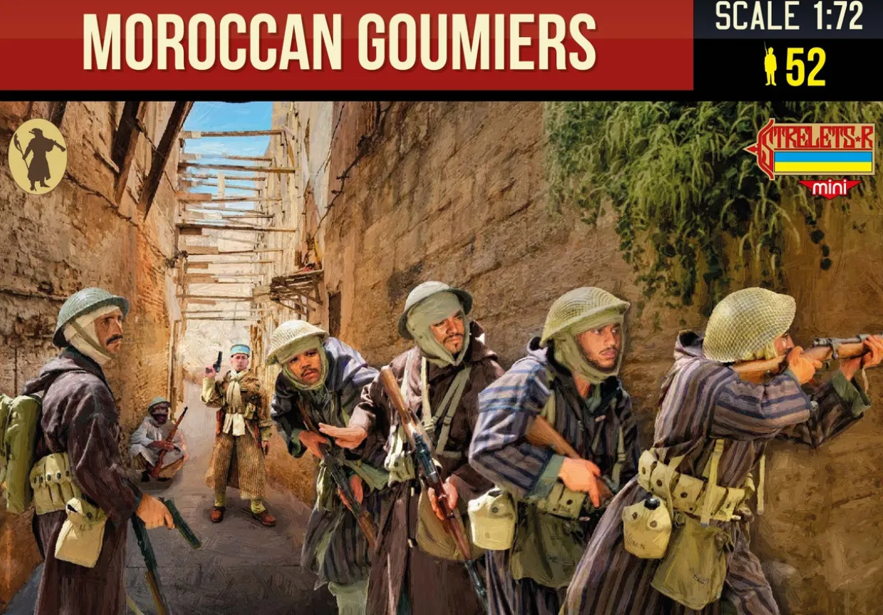 Strelets 1/72 WWII Moroccan Goumiers