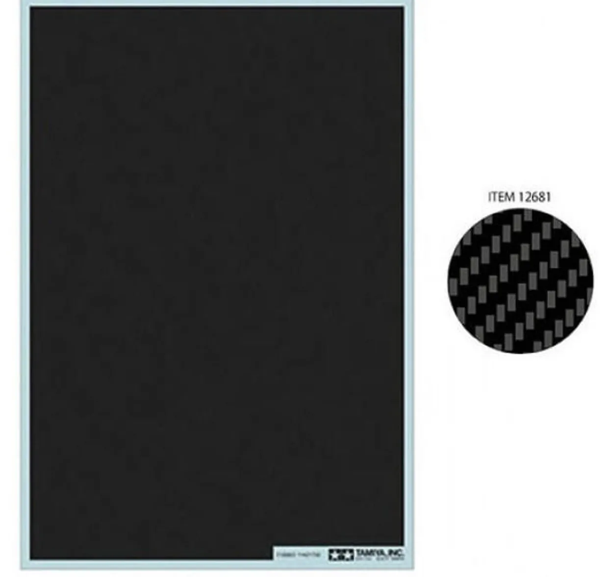 Tamiya 1/24 Carbon Decal Twill Sheet Fine