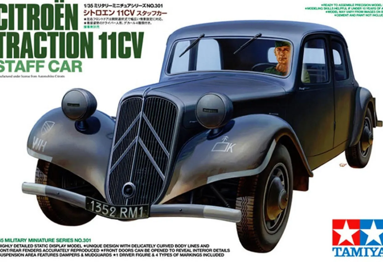 Tamiya 1/35 Citroen Traction 11CV Staff Car
