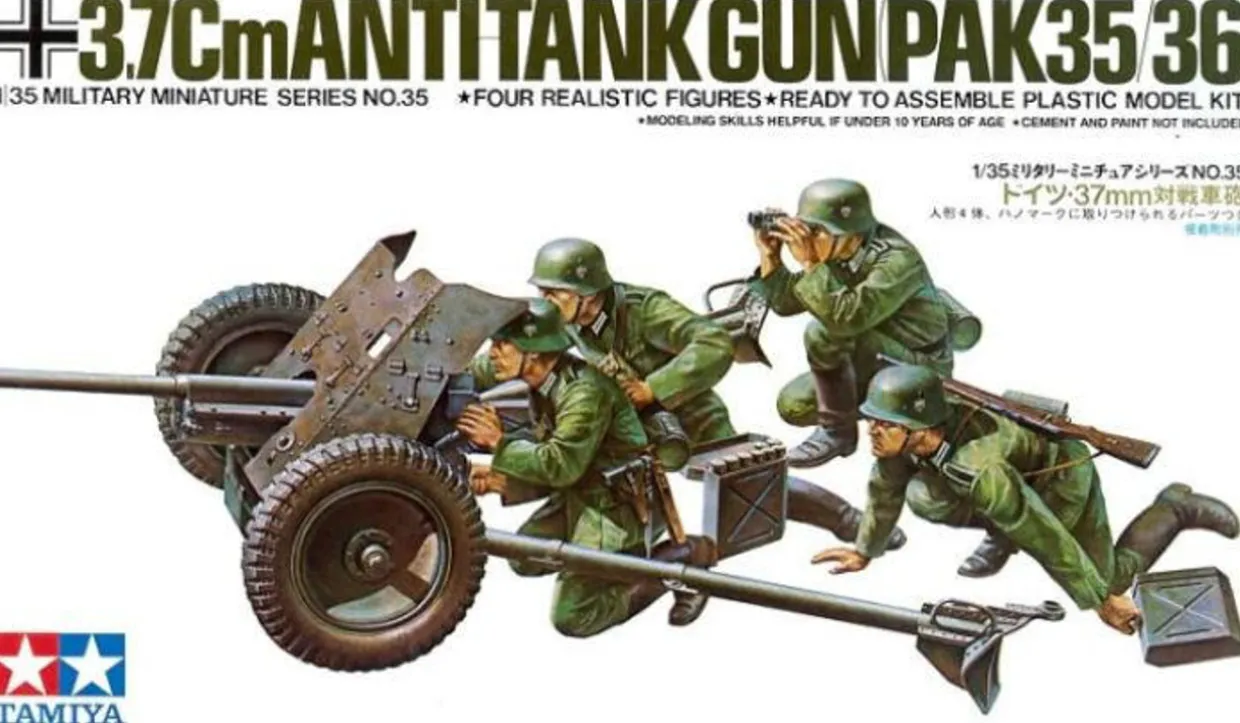 Tamiya 1/35 3.7cm PaK 35/36 ATG