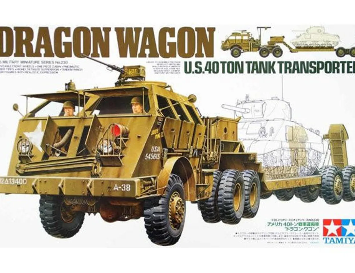 Tamiya 1/35 Dragon Wagon 40 Ton Tank Transporter