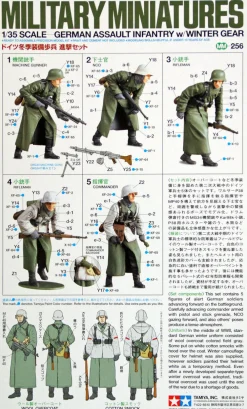 Tamiya 1/35 German Assault Troops Winter Uniform
