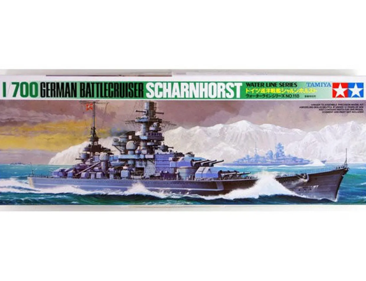 Tamiya 1/700 German Battleship Scharnhorst Model Kit