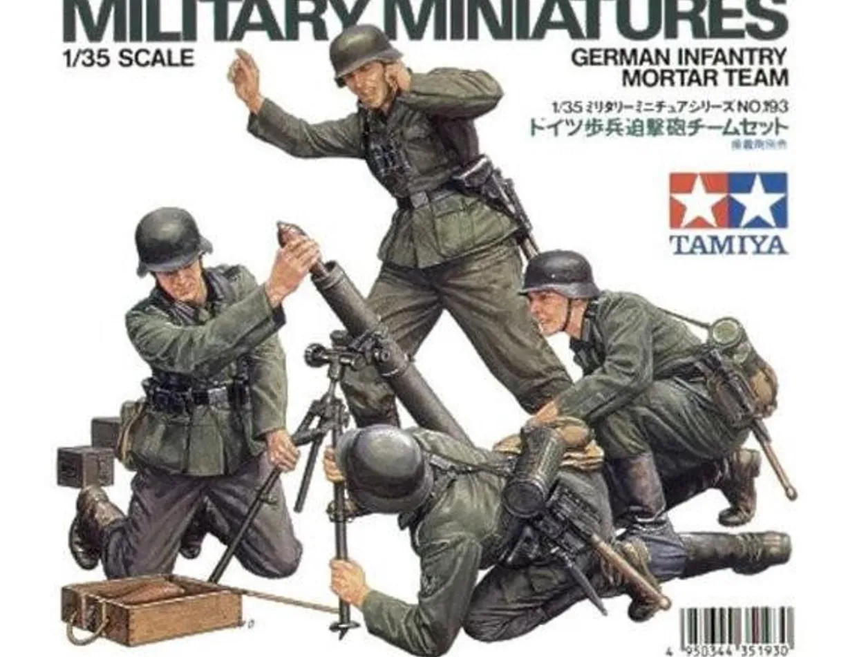 Tamiya 1/35 German Infantry Mortar Team