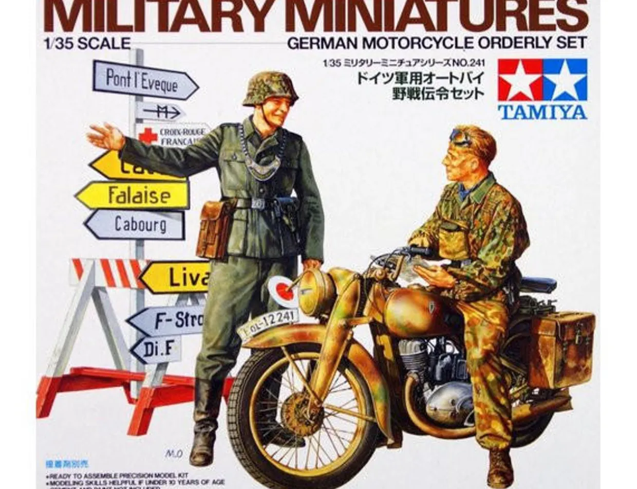 Tamiya 1/35 German Motorcycle Orderly Set