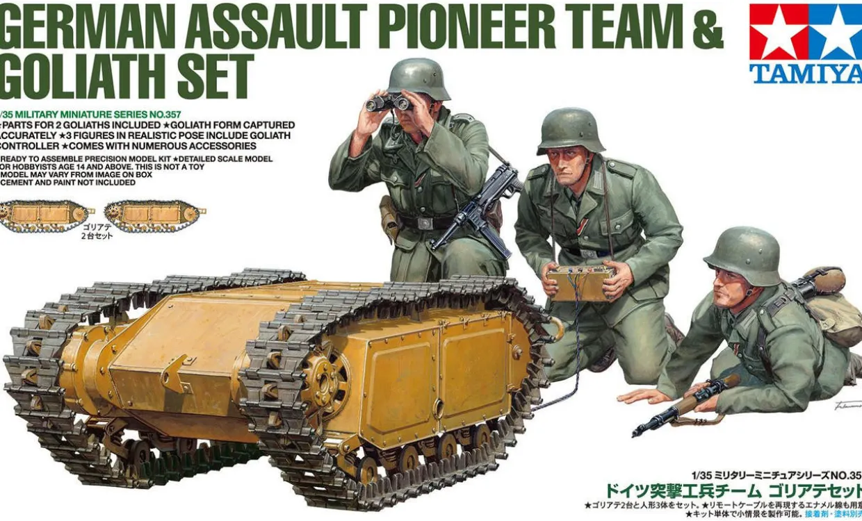 Tamiya 1/35 German Pioneer & Goliath