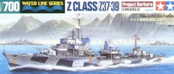 Tamiya 1/700 German Z Class Z37-39 Project Barbara Model Kit