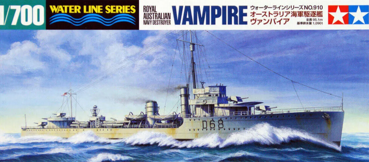 Tamiya 1/700 HMAS Vampire Model Kit
