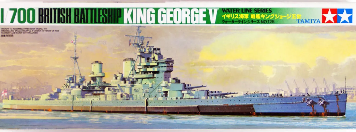 Tamiya 1/700 HMS King George V Model Kit