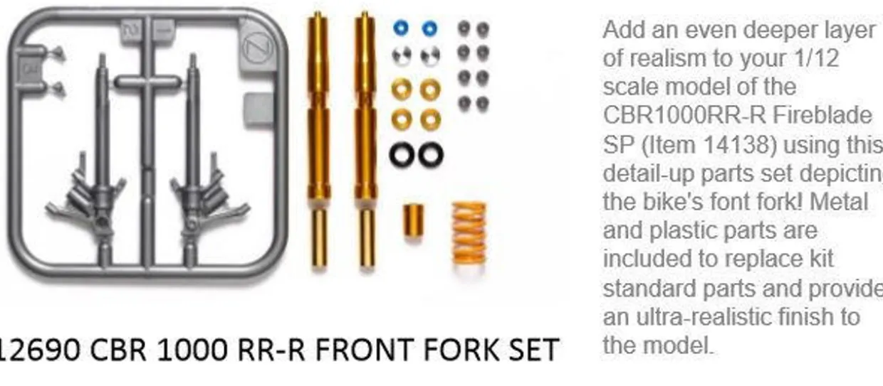 Tamiya 1/12 Honda CBR 1000 RR-R Fireblade