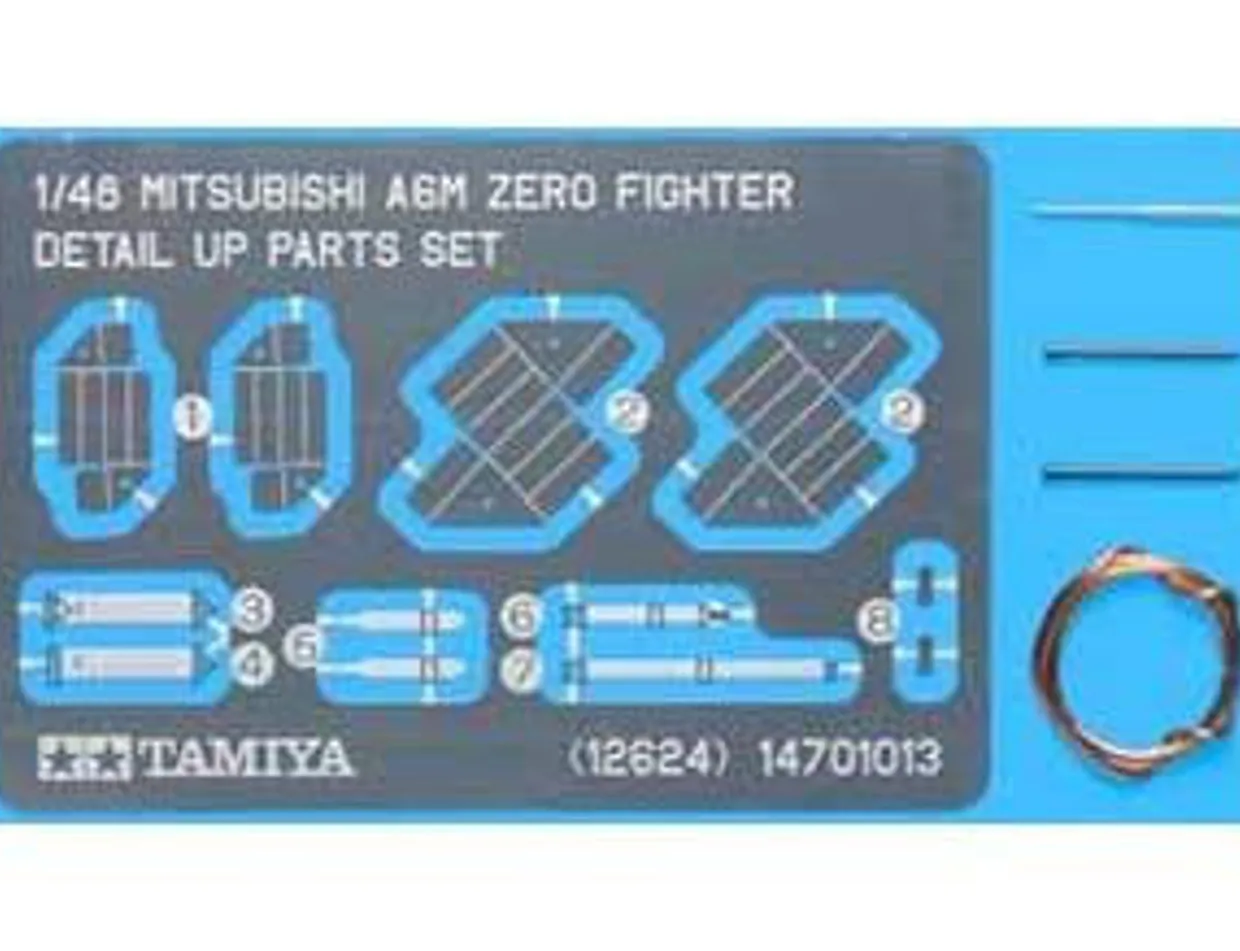 Tamiya 1/48 Japanese Mitsubishi A6M Zero Fighter Detail Parts