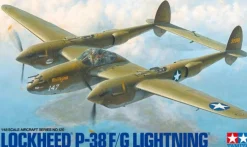 Tamiya 1/48 Lockheed P-38F/G Lightning WW2 Fighter