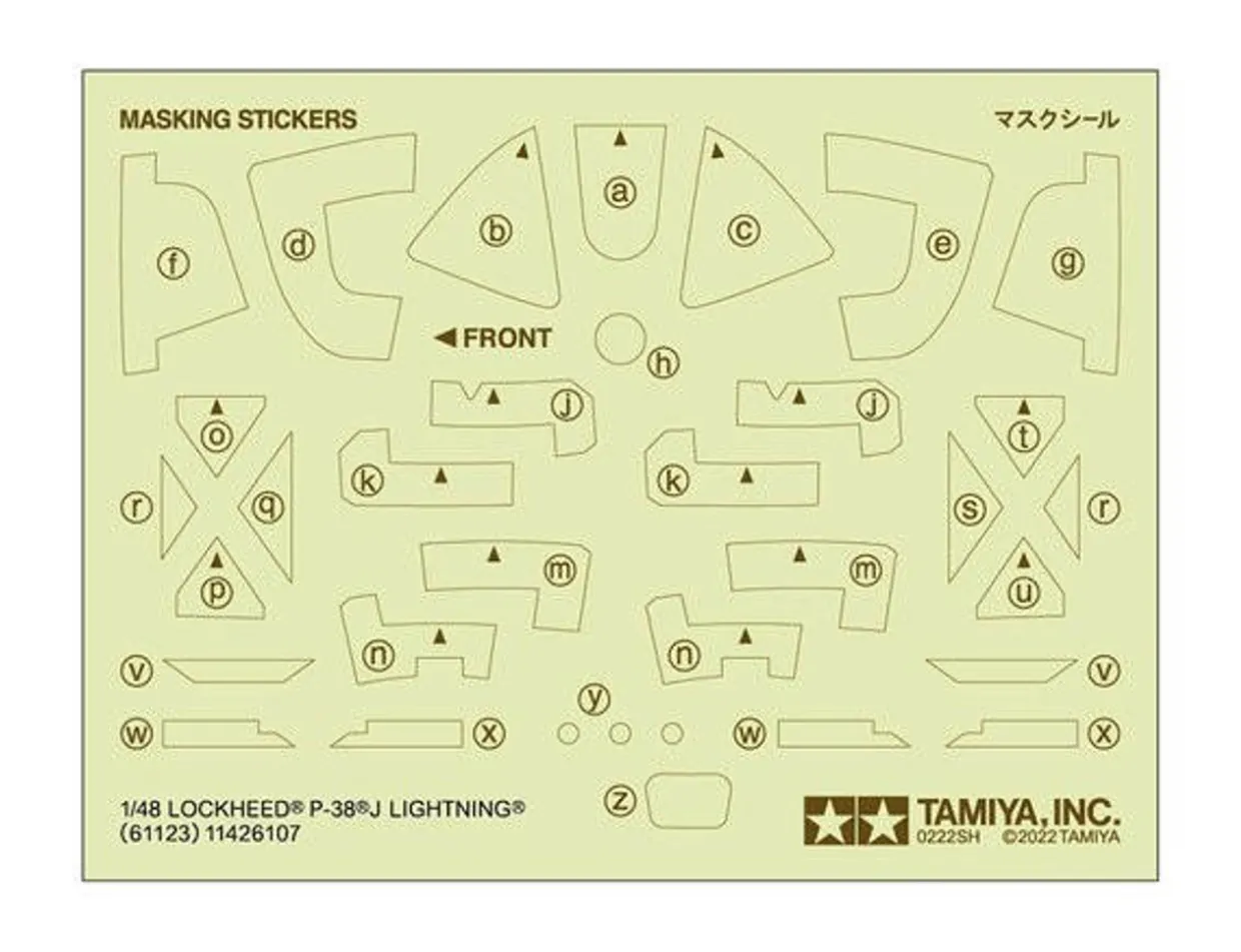 Tamiya 1/48 Lockheed P-38J Lightning