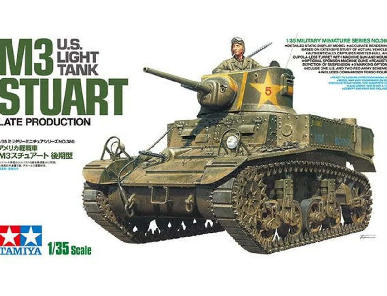 Tamiya 1/35 M3 Stuart Late Production