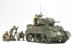 Tamiya 1/35 M5A1 Light Tank with Figures