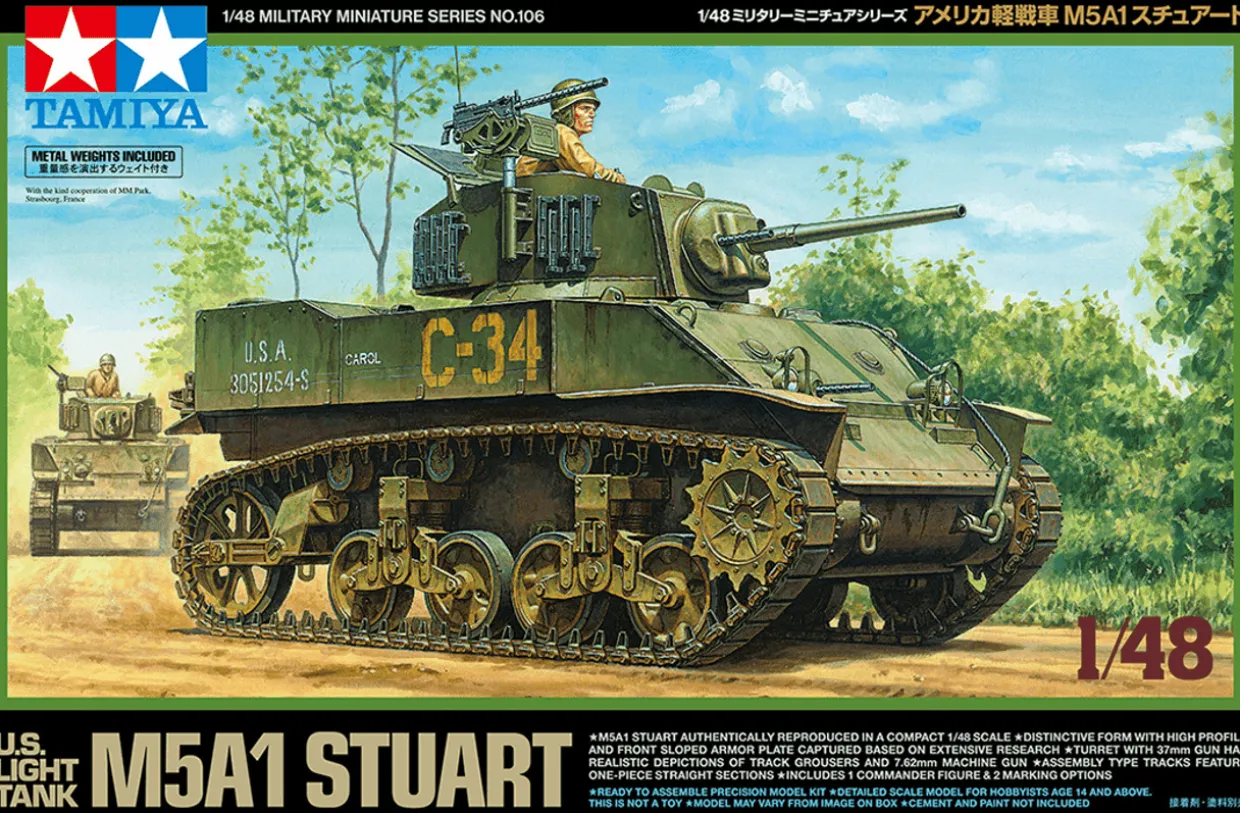 Tamiya 1/48 M5A1 Stuart Light Tank